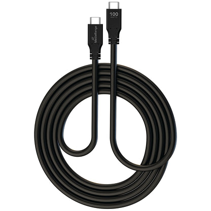 Mediarange USB Type-C Charge And Sync Cable, USB 3.2, 3m Black