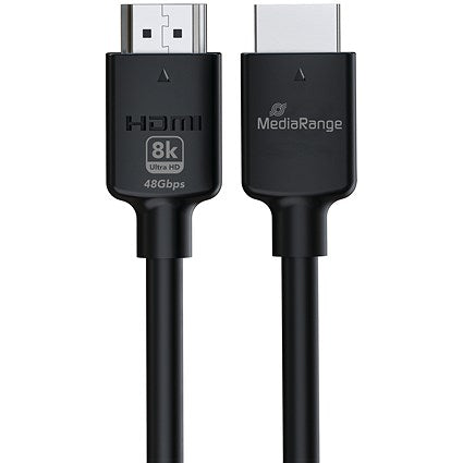MediaRange Active Optical HDMI Cable with Ethernet 48Gbit, 2m, Black