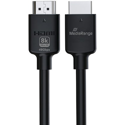 MediaRange Active Optical HDMI Cable with Ethernet 48Gbit, 2m, Black