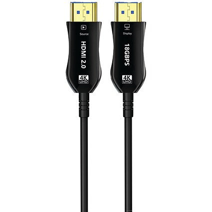 MediaRange Active Optical HDMI Cable with Ethernet 18Gbit, 10m, Black