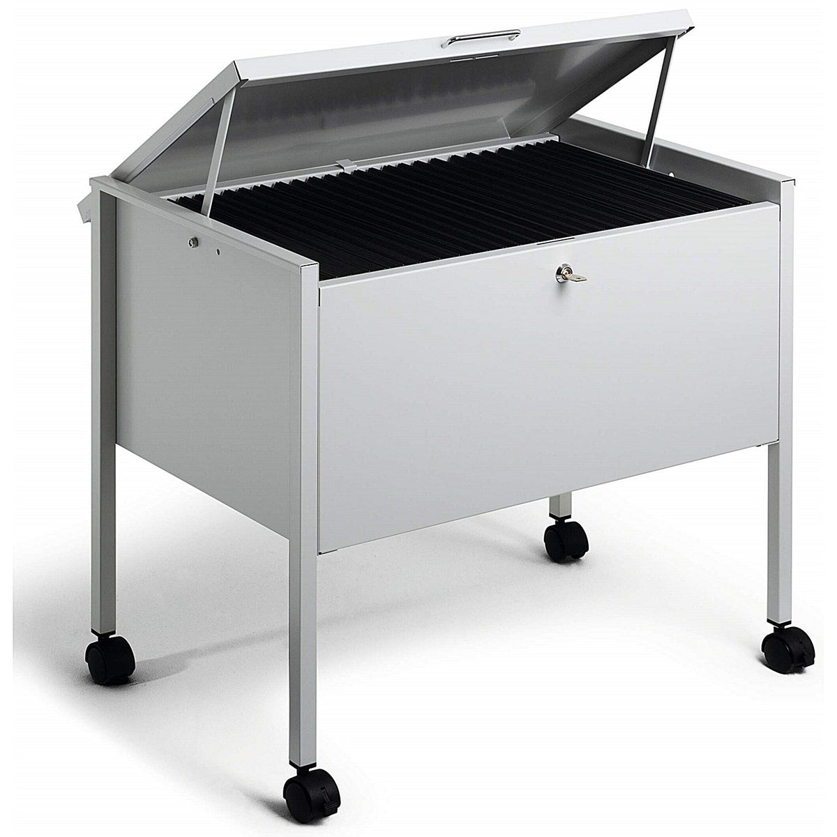 Durable Eco Locking Lid Suspension File Trolley, for 80 A4 Folders ...