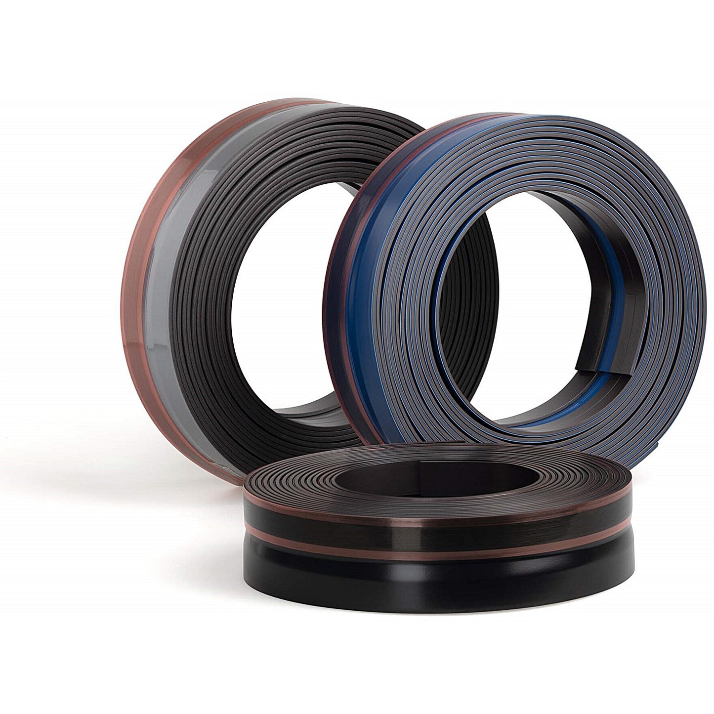 Durable Durafix Roll Magnetic Clip Strip with Self Adhesive Backing, 5m, Black