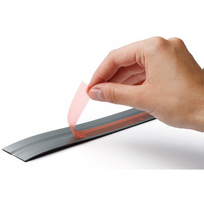 Durable Durafix Roll Magnetic Clip Strip with Self Adhesive Backing, 5m, Black