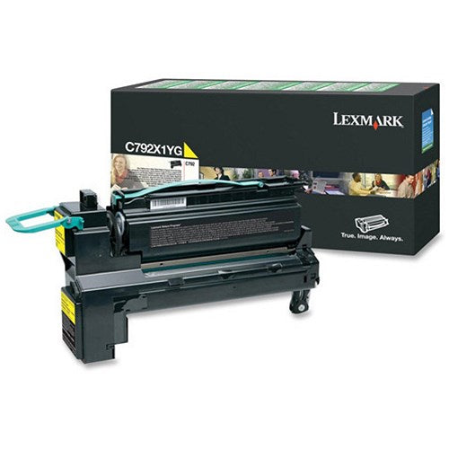 Lexmark C792X1YG Yellow Extra High Yield Laser Toner Cartridge Easy2Order : X79204