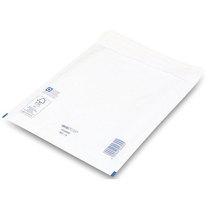 Bubble Lined Envelopes, Size 5 220x265mm, White, Pack of 100