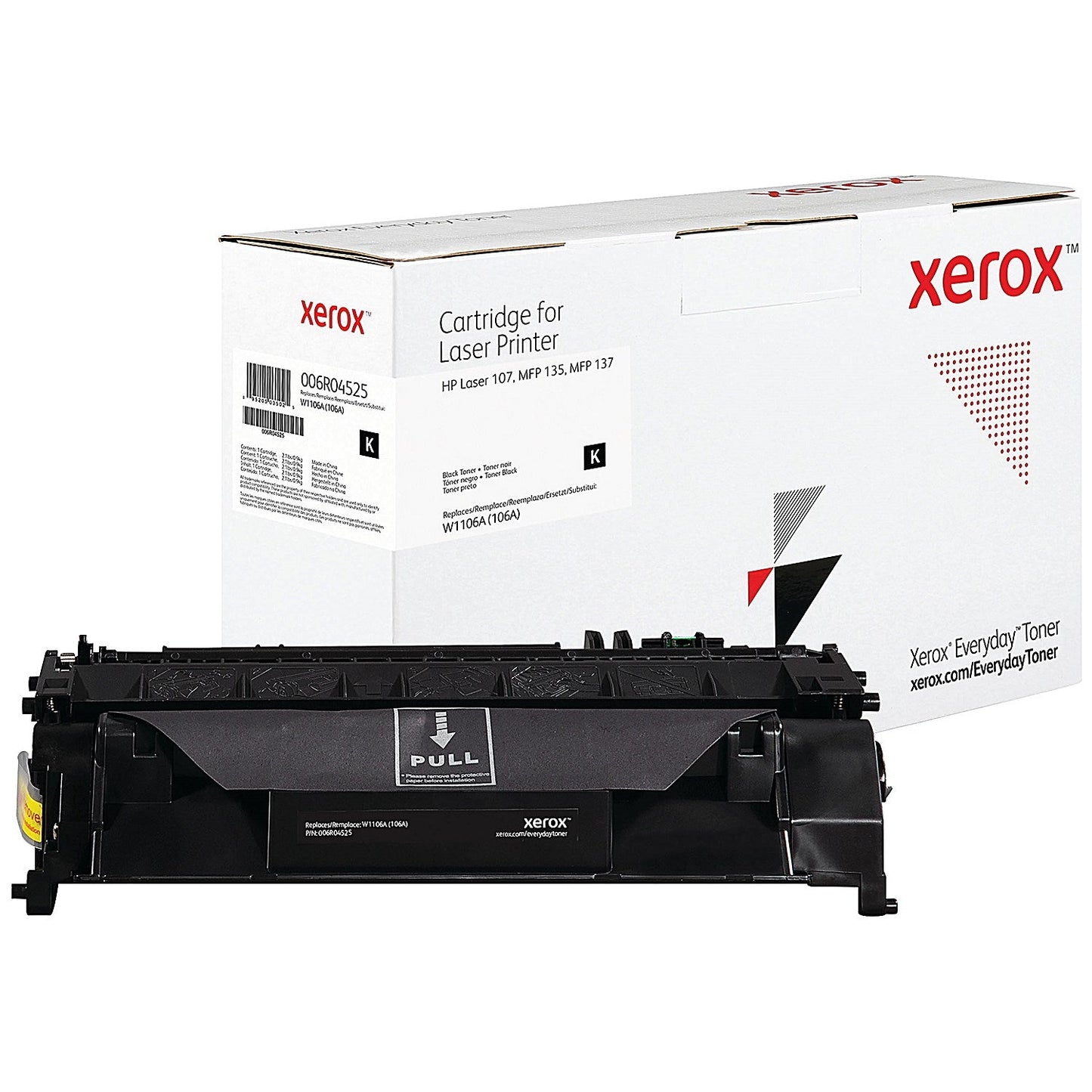 Xerox Everyday Replacement Toner Cartridge Black For HP W1106A 006R04525 Easy2Order : XR03502