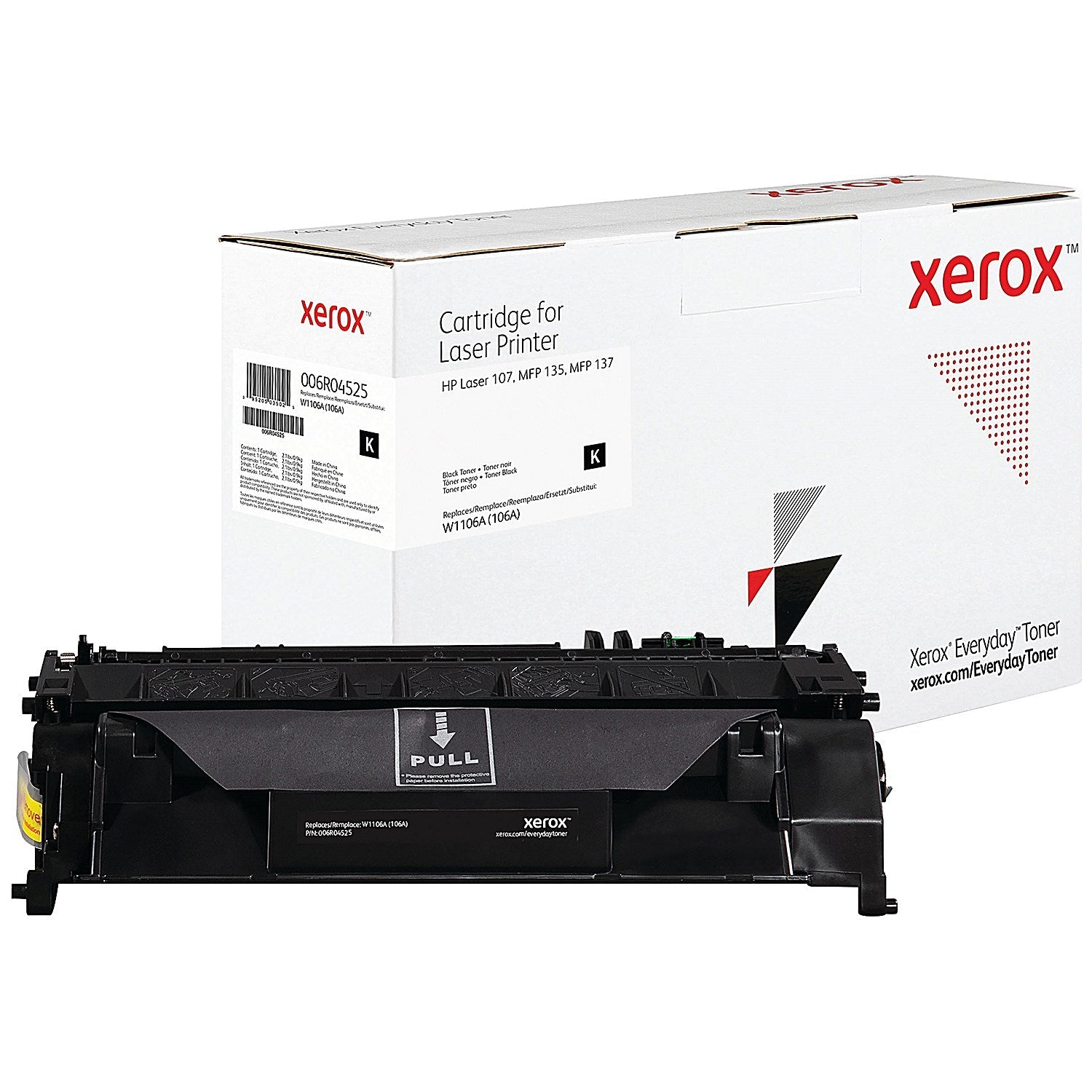 Xerox Everyday Replacement Toner Cartridge Black For HP W1106A 006R04525 Easy2Order : XR03502