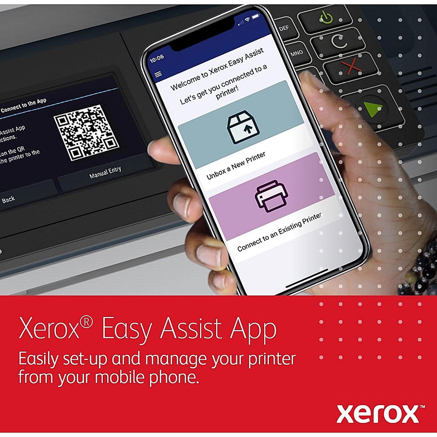 Xerox B315 A4 4-in-1 Wireless Mono Laser Printer, White