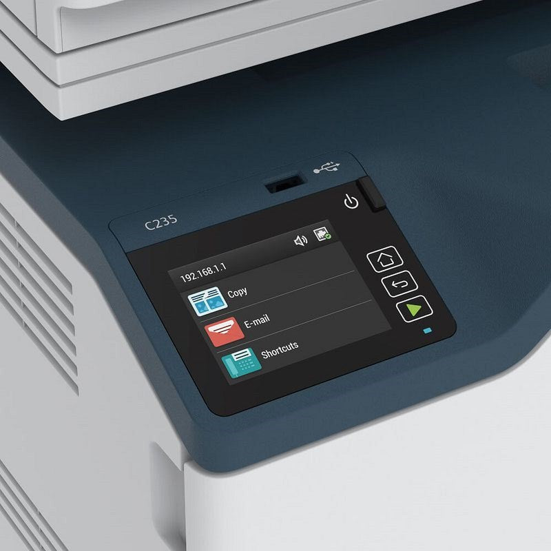 Xerox C235 A4 4-in-1 Wireless Colour Laser Printer, White Easy2Order : XR03558