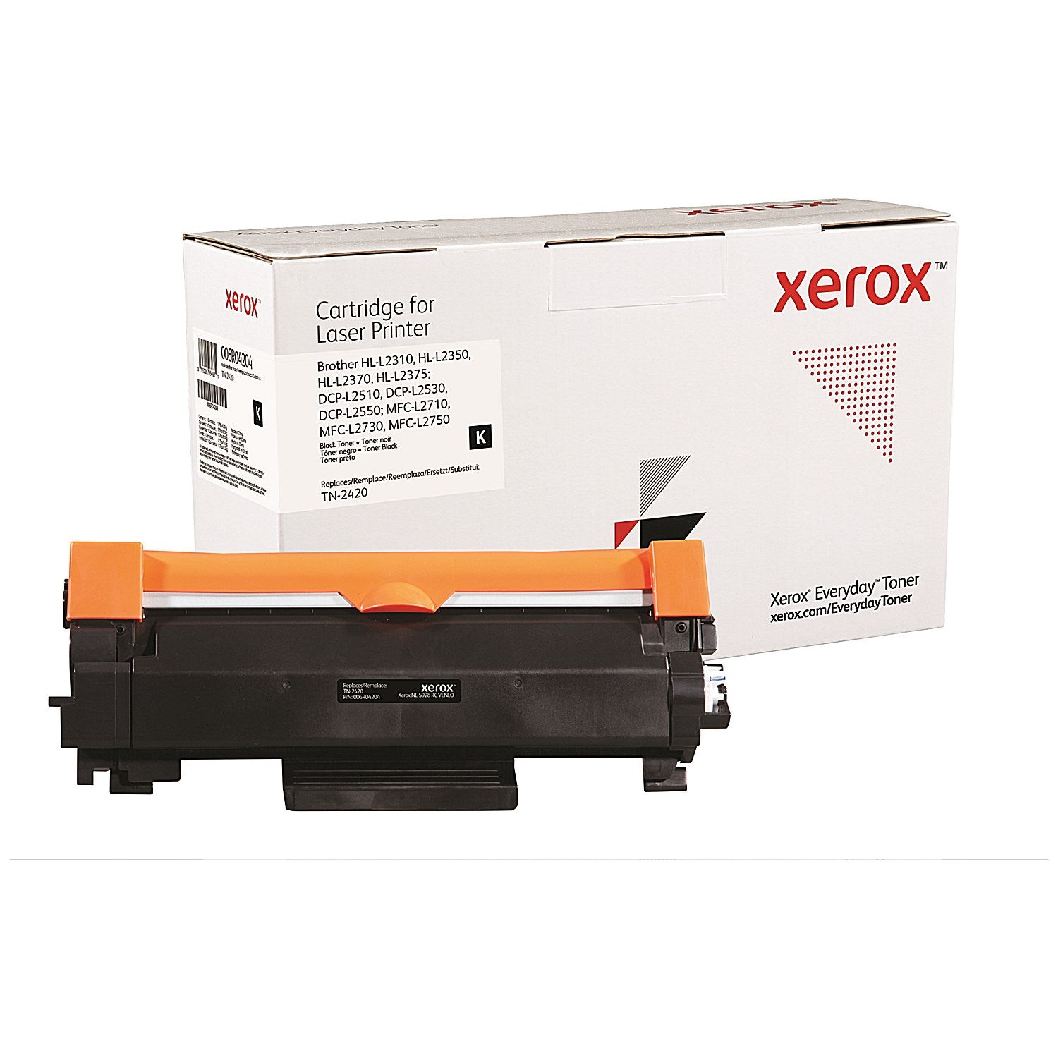 Xerox Everyday Remf Toner Cartridge High Yield Black Compatible With Brother TN-2420 006R04204