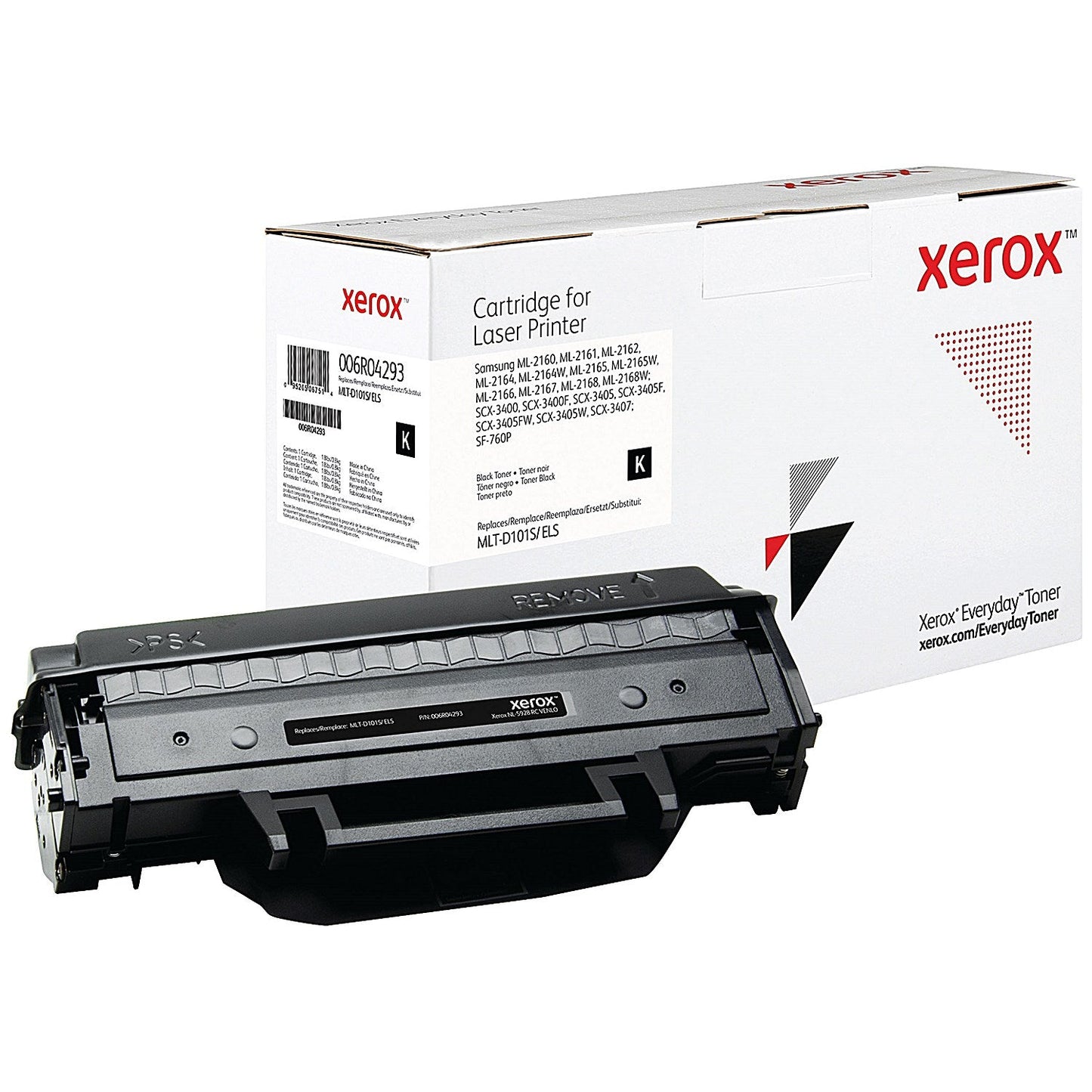 Xerox Everyday Replacement Toner Cart Black Compatible With Samsung MLT-D101S 006R04293 Easy2Order : XR06751