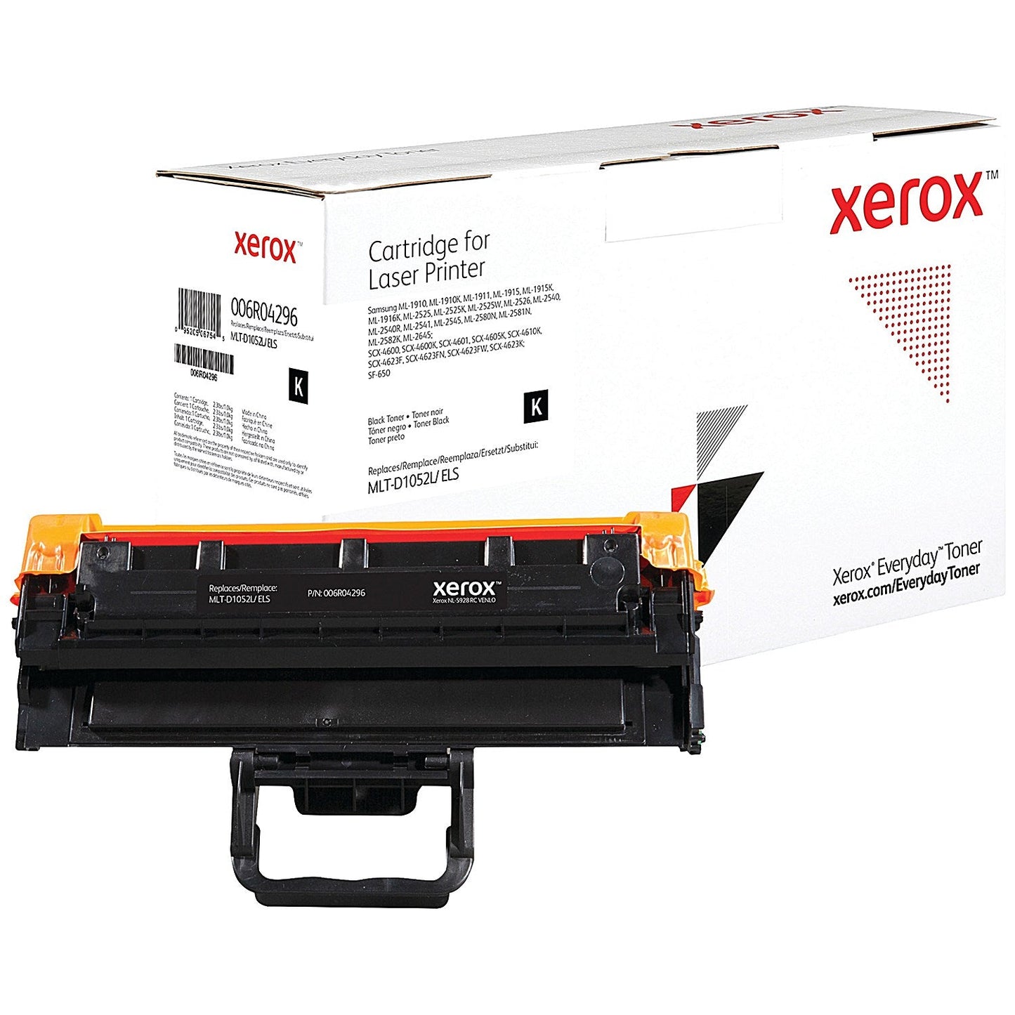 Xerox Everyday Replacement Toner Cart High Yield Black For Samsung MLT-D1052L 006R04296 Easy2Order : XR06754