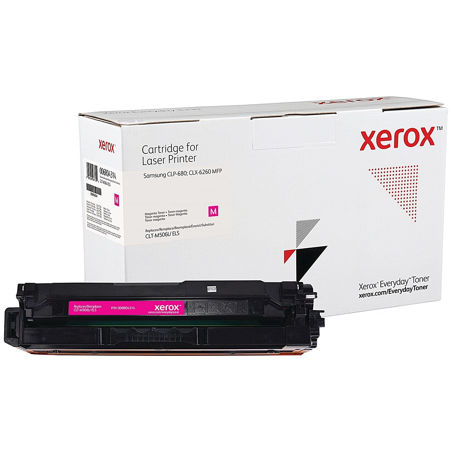 Xerox Everyday Remanufactured Toner High Yield Magenta Compatible With Samsung CLT-M506L 006R04314 Easy2Order : XR06772