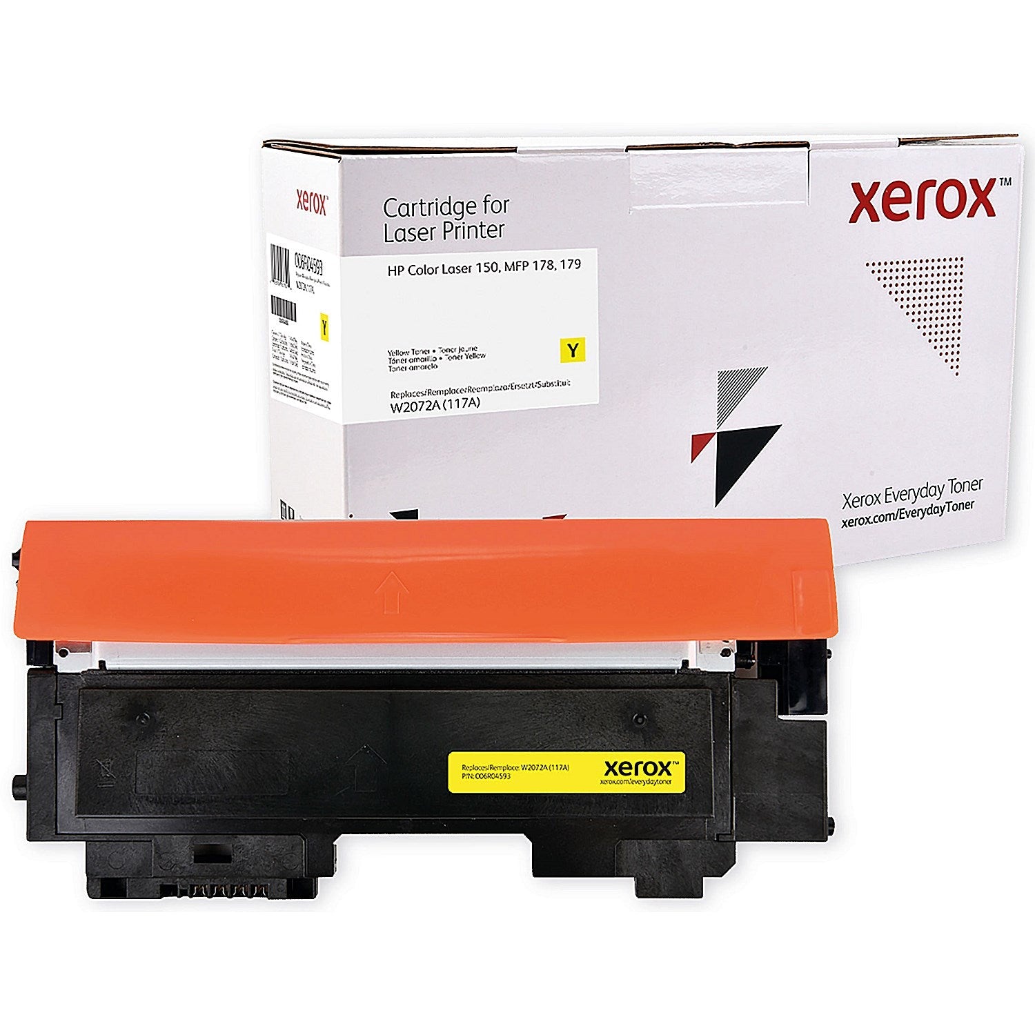 Xerox Everyday Replacement Toner Cartridge Yellow For HP W2072A 006R04593 Easy2Order : XR37524
