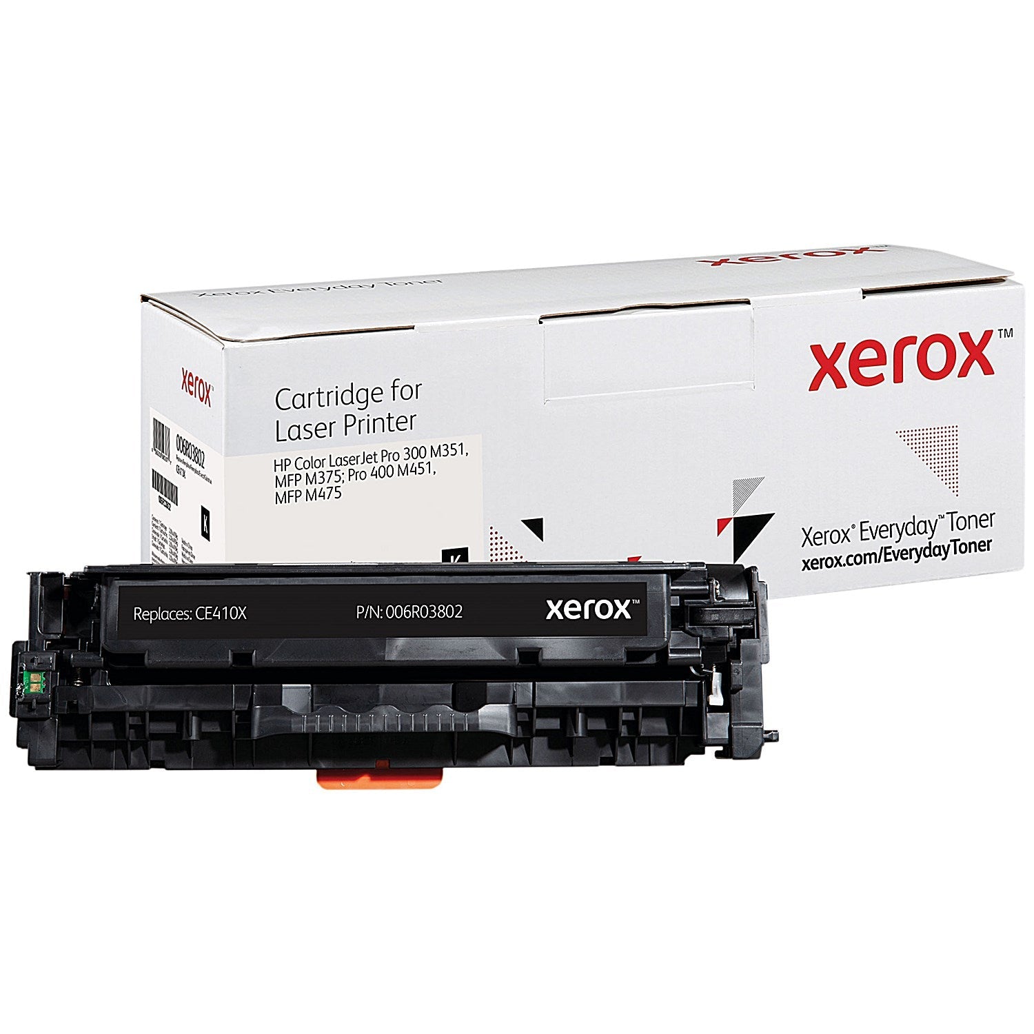 Xerox Everyday Remanufactured Toner Cartridge High Yield Black For HP CE410X 006R03802 Easy2Order : XR59387