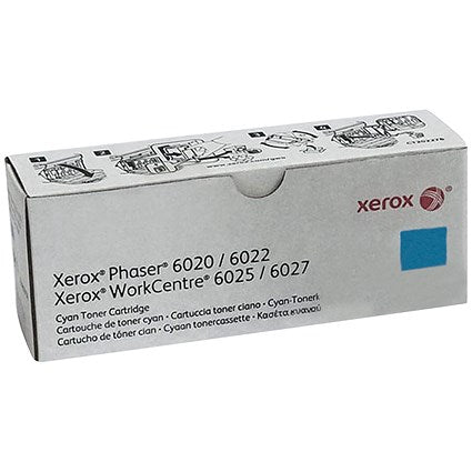 Xerox Phaser 6020 Cyan Laser Toner Cartridge