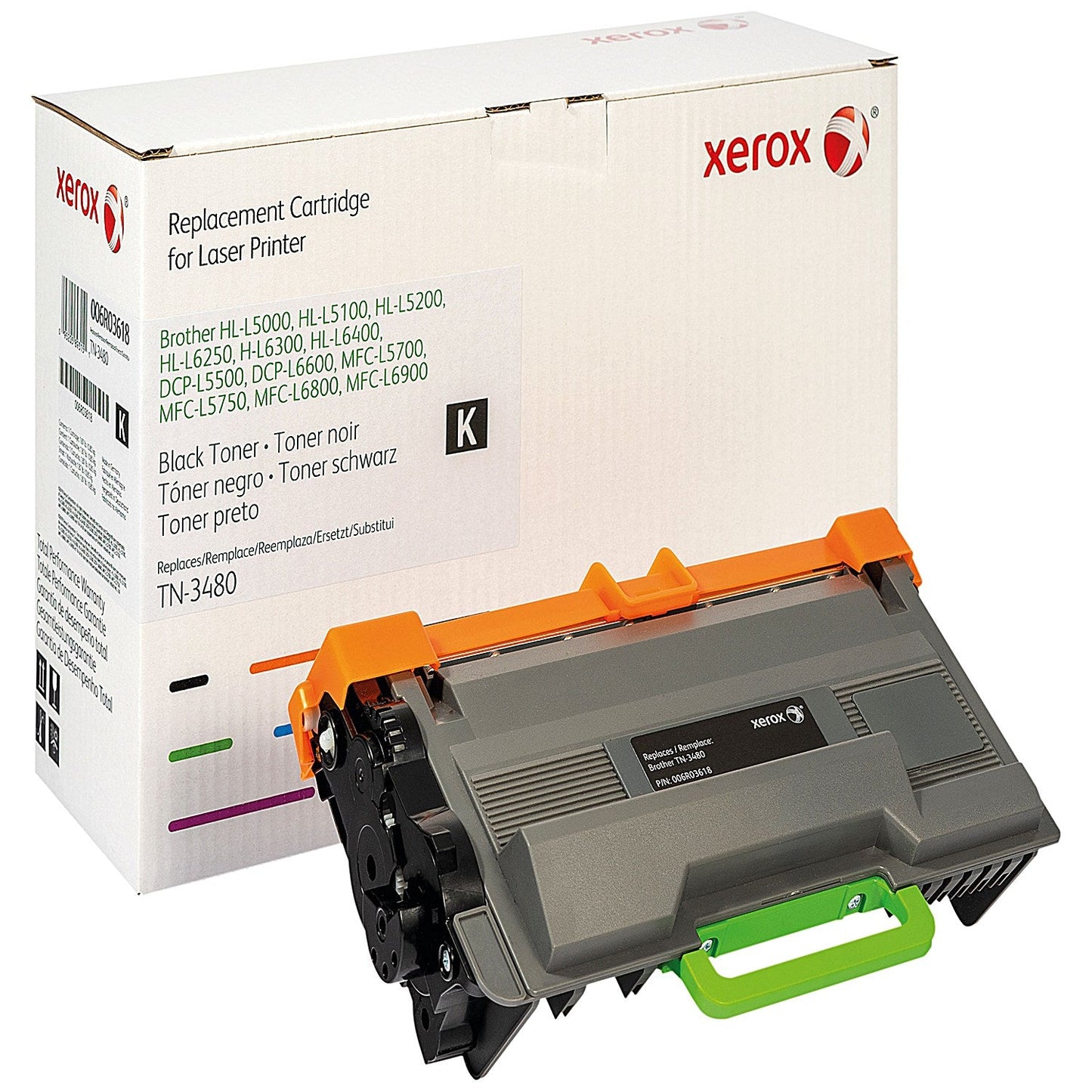 Xerox Everyday Remf Toner Cartridge High Yield Black Compatible With Brother TN-3480 006R03618 Easy2Order : XR89315