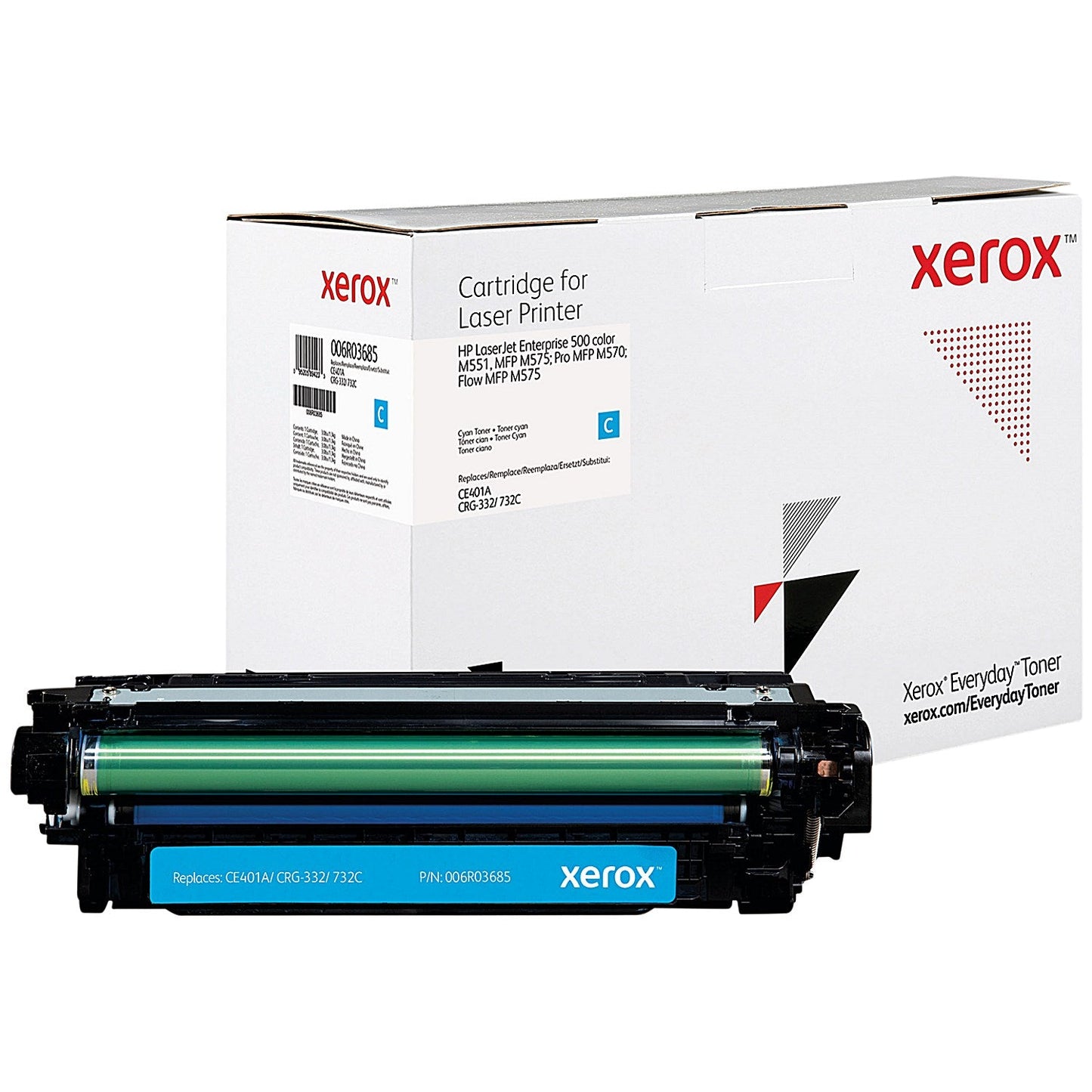 Xerox Everyday Replacement Toner Cartridge Cyan For HP CE401A 006R03685 Easy2Order : XR89423