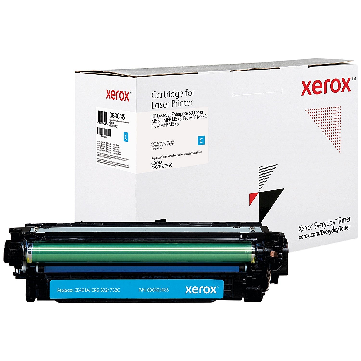 Xerox Everyday Replacement Toner Cartridge Cyan For HP CE401A 006R03685 Easy2Order : XR89423