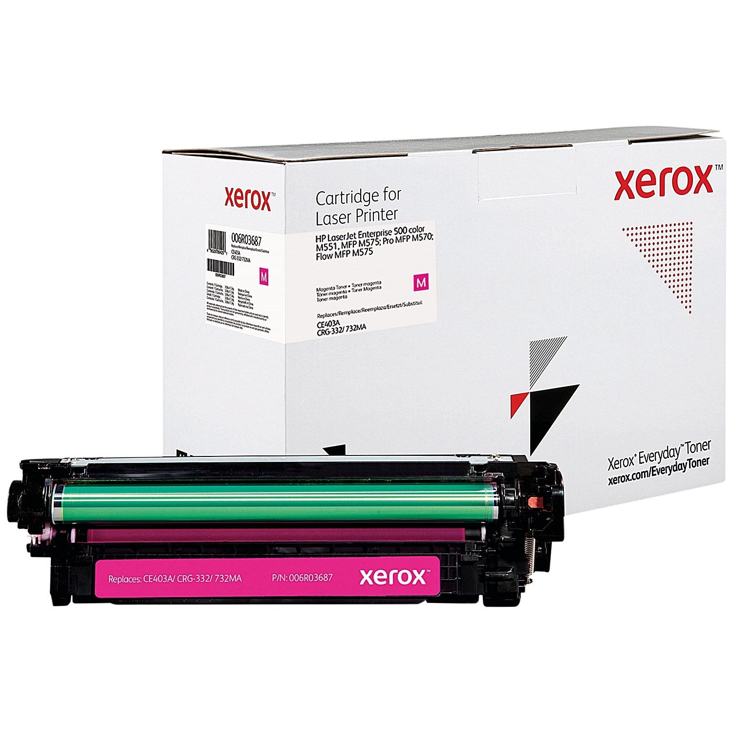 Xerox Everyday Replacement Toner Cartridge Magenta For HP CE403A 006R03687 Easy2Order : XR89425