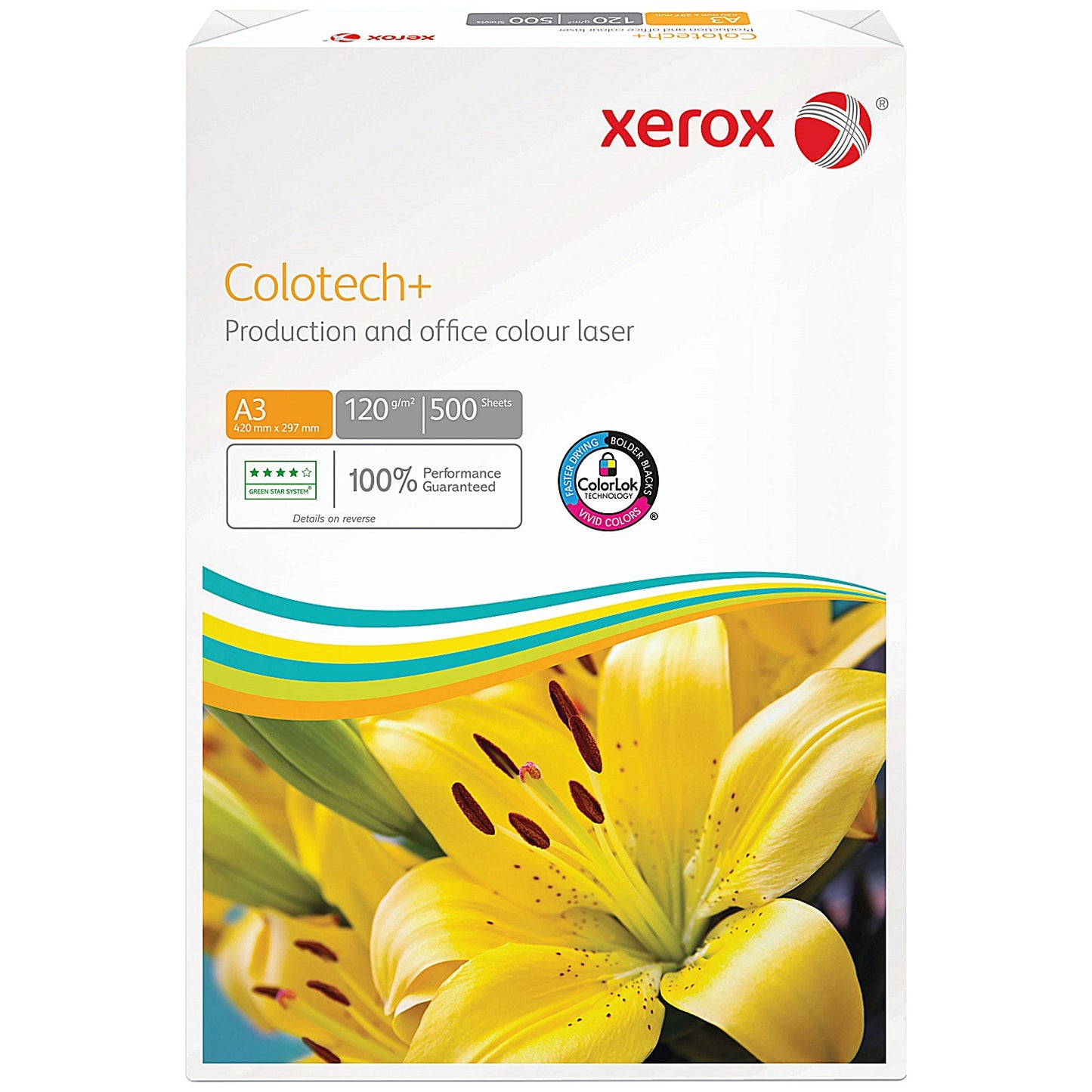 Xerox A3 Colotech+ FSC3 Paper, White, 120gsm, Ream (500 Sheets)
