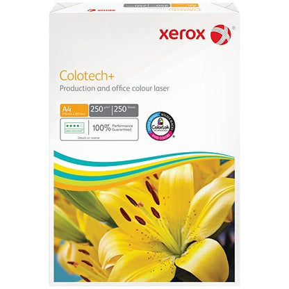 Xerox A4 Colotech+ FSC3 Paper, White, 250gsm, Ream (250 Sheets)