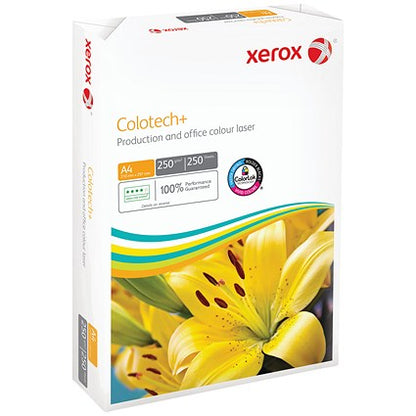 Xerox A4 Colotech+ FSC3 Paper, White, 250gsm, Ream (250 Sheets)