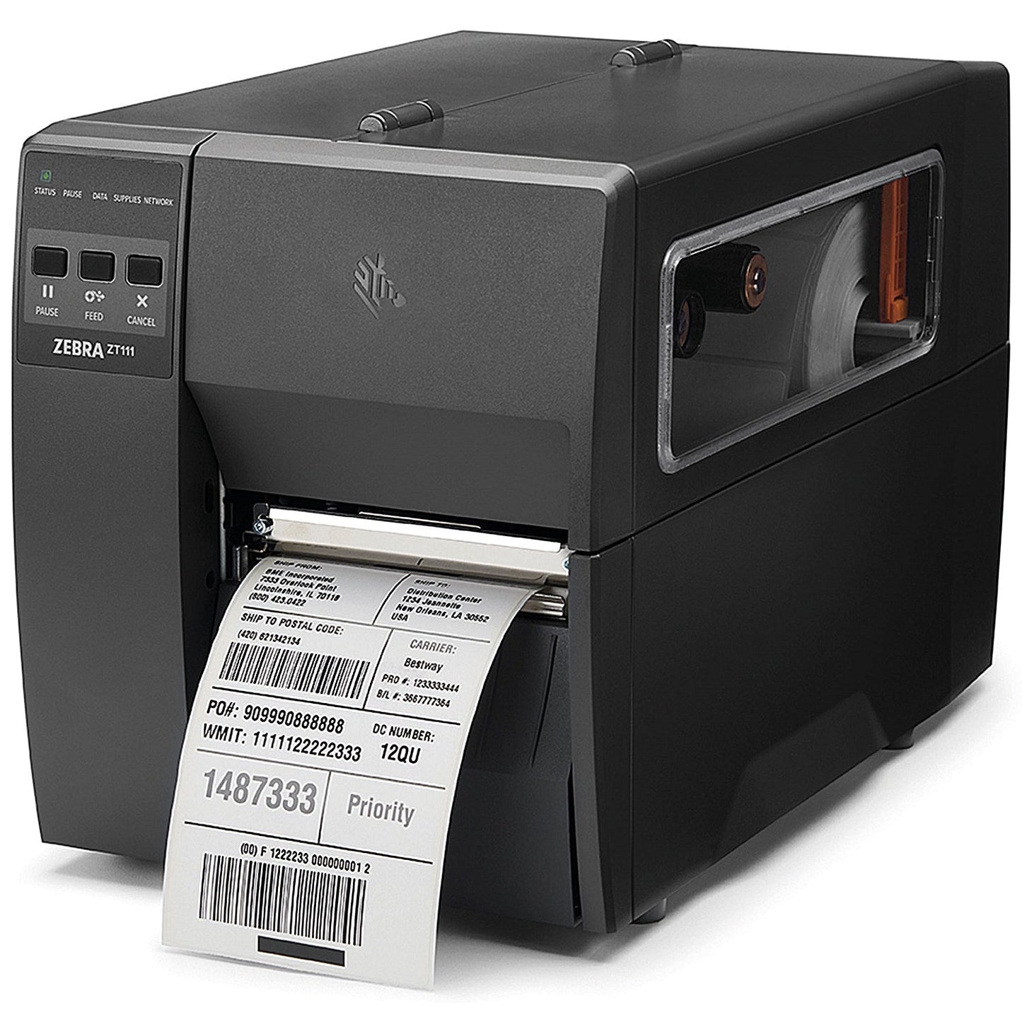 Zebra ZT111 EPL ZPL/ZPLII Wired Network Label Printer, Desktop